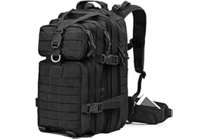 EMDMAK Military Tactical Backpack, 42L Large Military Pack Army 3 Day Assault Pack Molle Bag Rucksack