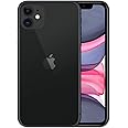 (Renewed) Apple iPhone 11, US Version, 128GB, Black - Unlocked