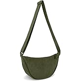 Nylon Crescent Crossbody Bag for Women Purses Trendy Men,Small Travel Sling Bag Hobo