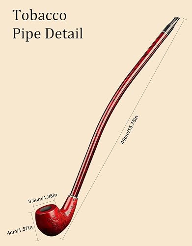 long tobacco pipes Joyoldelf Tobacco Pipe - Handcrafted 16
