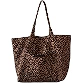 Leopard Tote Bag For Women - Large Shoulder Bag Cheetah Purse Handbags