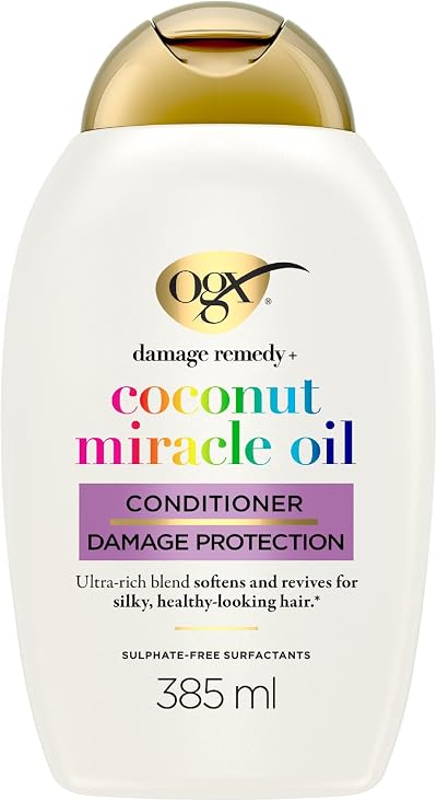 OGX Damage Remedy Coconut Miracle Oil Conditioner 385ml Sulfate Free