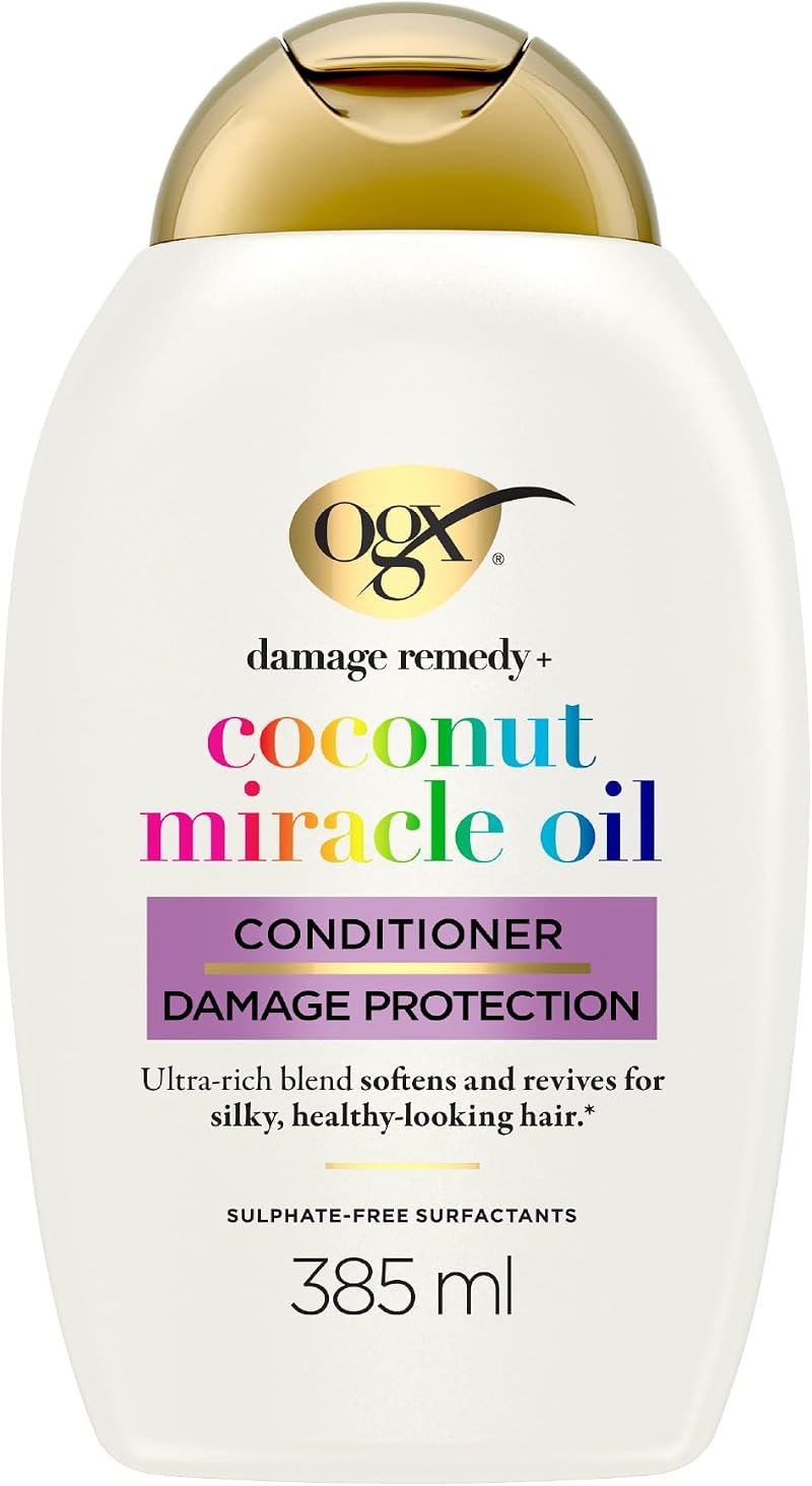 OGX Damage Remedy Coconut Miracle Oil Conditioner 385ml Sulfate Free