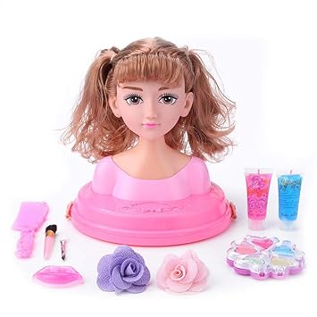 Buy Nellnissa 17x18cm Half Body Makeup Hairstyle Training Doll Kid