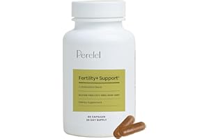 Perelel Fertility Support, Antioxidant Multivitamin with COQ10, N-Acetyl-L Cysteine (NAC) & Açaí Berry, Women’s Supplement, Soy, Dairy & Gluten Free, Non GMO, 60 Capsules