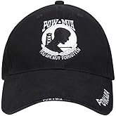 Rothco Deluxe POW/MIA Low Profile Cap, Black