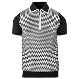 OXKNIT Men's Casual 1960s Mod Style 60s Mod Knit