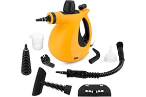 VIVIBYAN Pressurized Handheld Steam Cleaner, Steamer for Cleaning, Multipurpose Natural Steam Cleaner for Home Use with 11 pcs Multi-Surface Tools to Remove Grime, Grease, and More