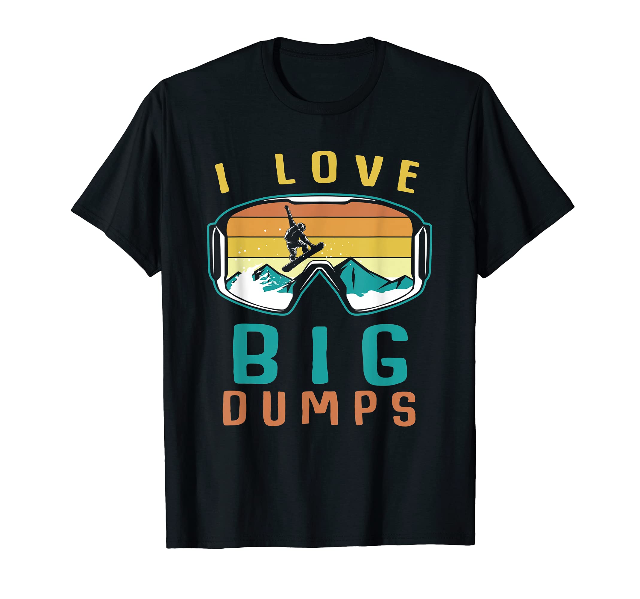 Vintage Snowboarding Freestyle Jump Snow Mountain T-Shirt