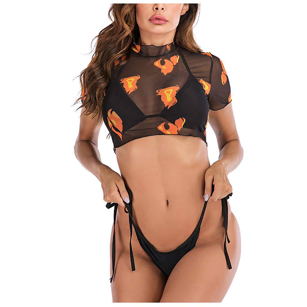 three piece swimwear