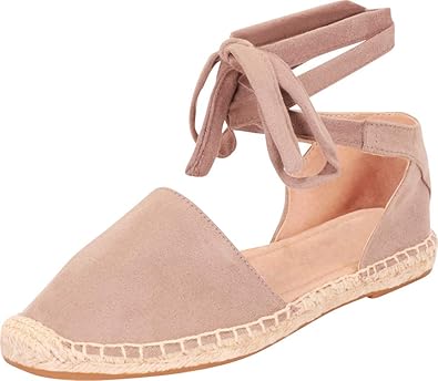 ankle tie espadrilles flats