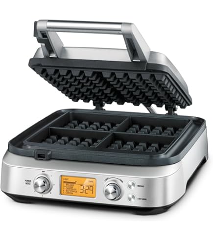 Amazon.com: VillaWare UNO 4 Square Belgian Waffle Maker: Belgian