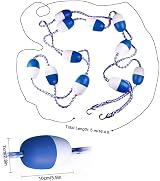 Apofly Swimming Pool Safety Divider 5M Float Rope Lane Line Hooks view 4