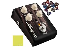 LR Baggs Align Series Delay Acoustic Pedal Bundle w/ 12x Picks and Liquid Audio Polishing Cloth
