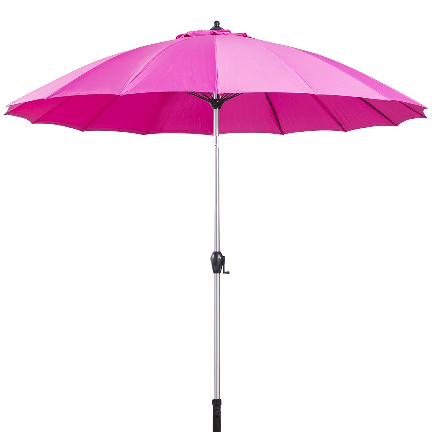 Alfresia 2.7m Geisha Wind Up Garden Parasol (Magenta) Amazon.co.uk