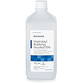 McKesson Isopropyl Rubbing Alcohol 70% USP First Aid, 32 oz | Antiseptic,Not Made with Natural Rubber Latex