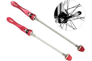 PLATT Bike Quick Release Skewers MTB Wheel Hub Skewers Front and Rear Axle Fit for Road Bike,Mountain Bike, BMX (1Pair)