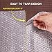 Lekzai Bubble Cushioning Wrap Roll, 12 Inch x 72 Feet (2 Roll), Perforated Every 12