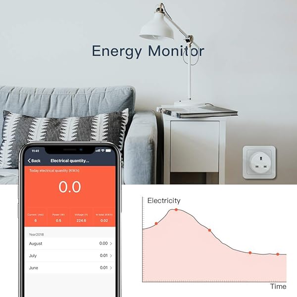 Enchufe Inteligente WiFi Koogeek Mini Smart Plug Control Remoto de Voz Funciona con AlexaGoogle Assistant Temporizador APP No Se Requiere Hub IOS y Android 2 4GHz WIFI 16A 2 Packs