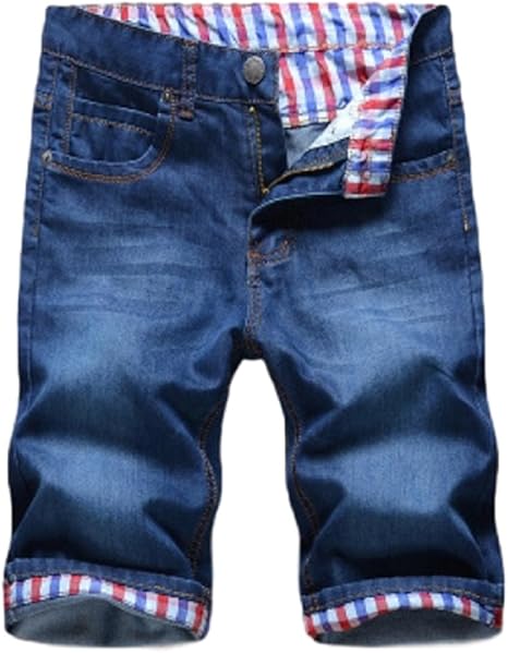 Amazon Hummock ハーフパンツ メンズ デニム 大きいサイズ 33 34 36 インチ ストレート 3d立体裁断 36 ショートパンツ 通販