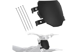 IUVWISN Electric Dirt Bike Number Plate Front License for Surron Sur Ron LBX Talaria Sting MX3/R MX4 MX5 Talaria XXX E-Ride Pro SR S SS 2.0 3.0 Tutti Soleil 01 Rawrr Mantis Ebox Dragster ETM RTR Black