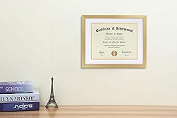 ELSKER&HOME 8.5 x 11 Certificate Frame - Classic