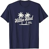 Hilton Head Island South Carolina Vintage 70s Palm Trees Gra T-Shirt