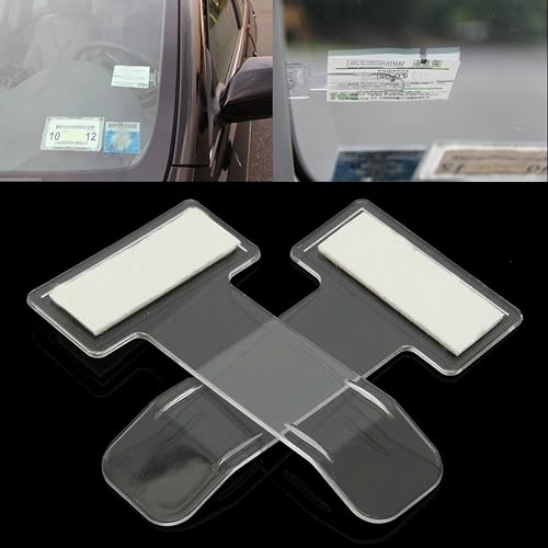 thumbnail image 2 of Happy Oyster Universal Clear Car Parking Windscreen Ticket Holder – 2 Pack, UK Made 2 of 6