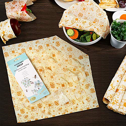 6 Reusable+Beeswax+Food+Storage+Wraps