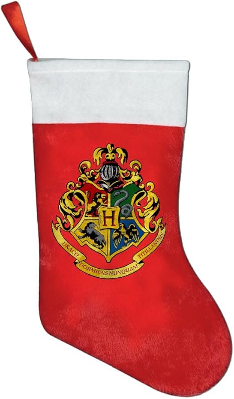 Amazon Co Jp Kihoygハリーポッターホグワーツロゴクリスマスストッキング ホーム キッチン