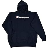 Champion Men's Big and Tall Script Logo Pullover Hoodie
