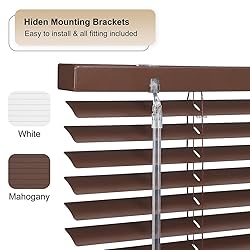 SEEYE Cordless Mini Blinds Aluminum Venetian Blind
