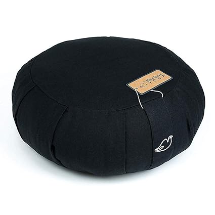 Blue Dove Yoga zafu – Cojín de meditación (Relleno de algodón Suave
