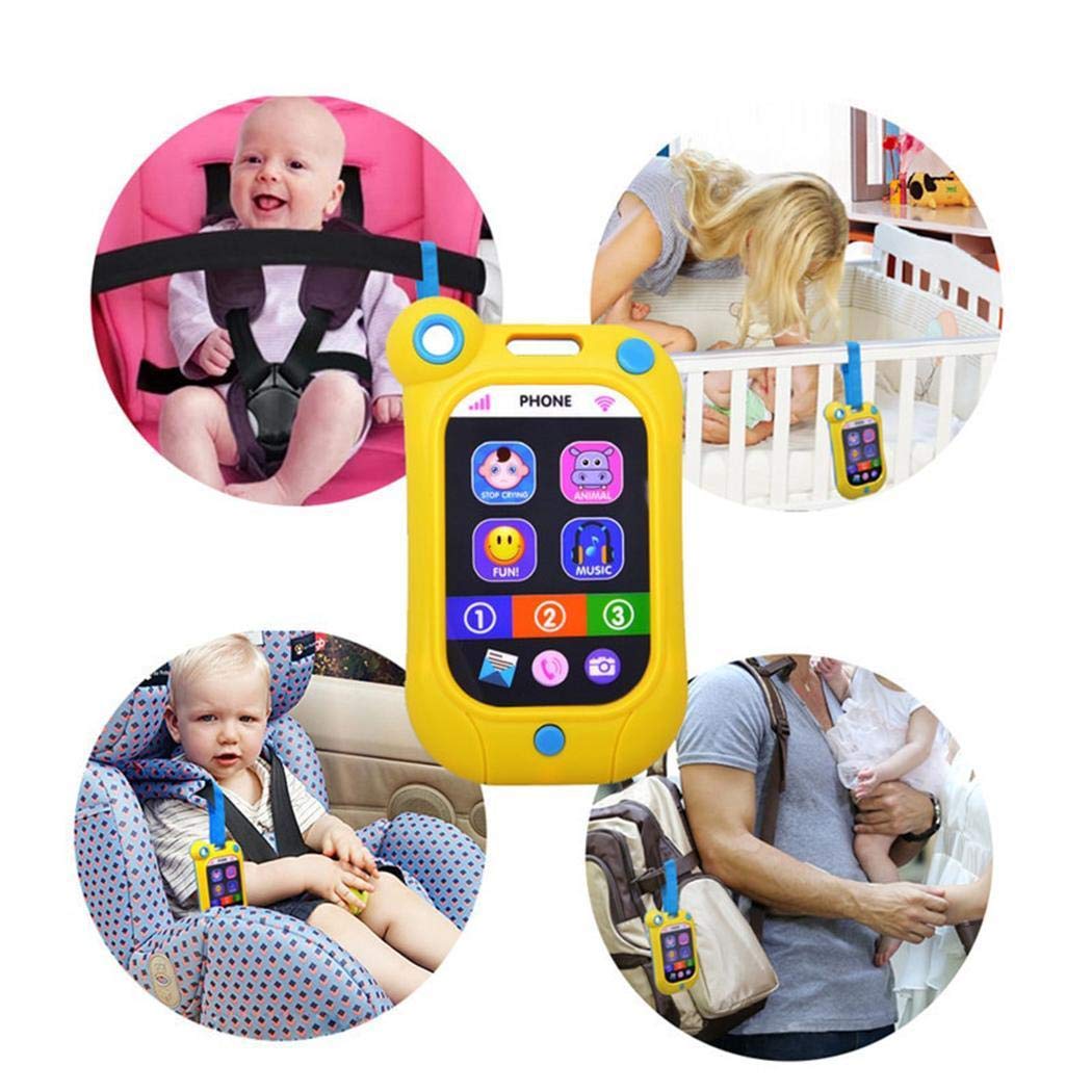 IEnkidu Kids Baby Multi-Functional English Version Touch Screen Toy Ph (Color Random)