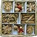 Straw Ornaments - Straw Basket of 32 Assortment