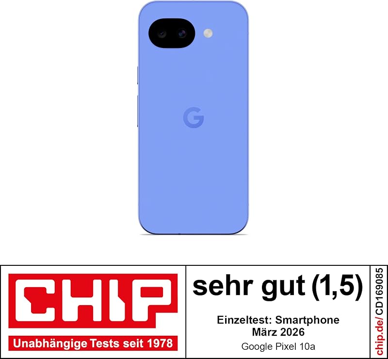Pixel 10a – 7 Jahre Betriebssystem- und Sicherheitsupdates, mehr als 30 Stunden Akkulaufzeit, Kamera-Coach, Gemini Live, Pixel-Sicherheitsfunktionen - Lavender, 128GB