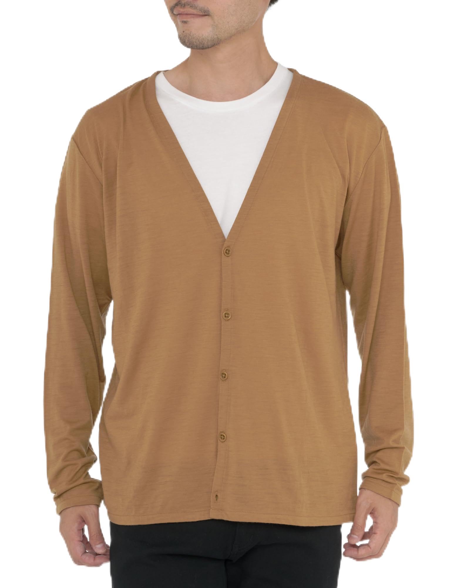 U MERINO 150 CARDIGAN ラセット S