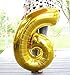 Helium Foil Digital balloons ,birthday holidays weddin party supply Golden 40