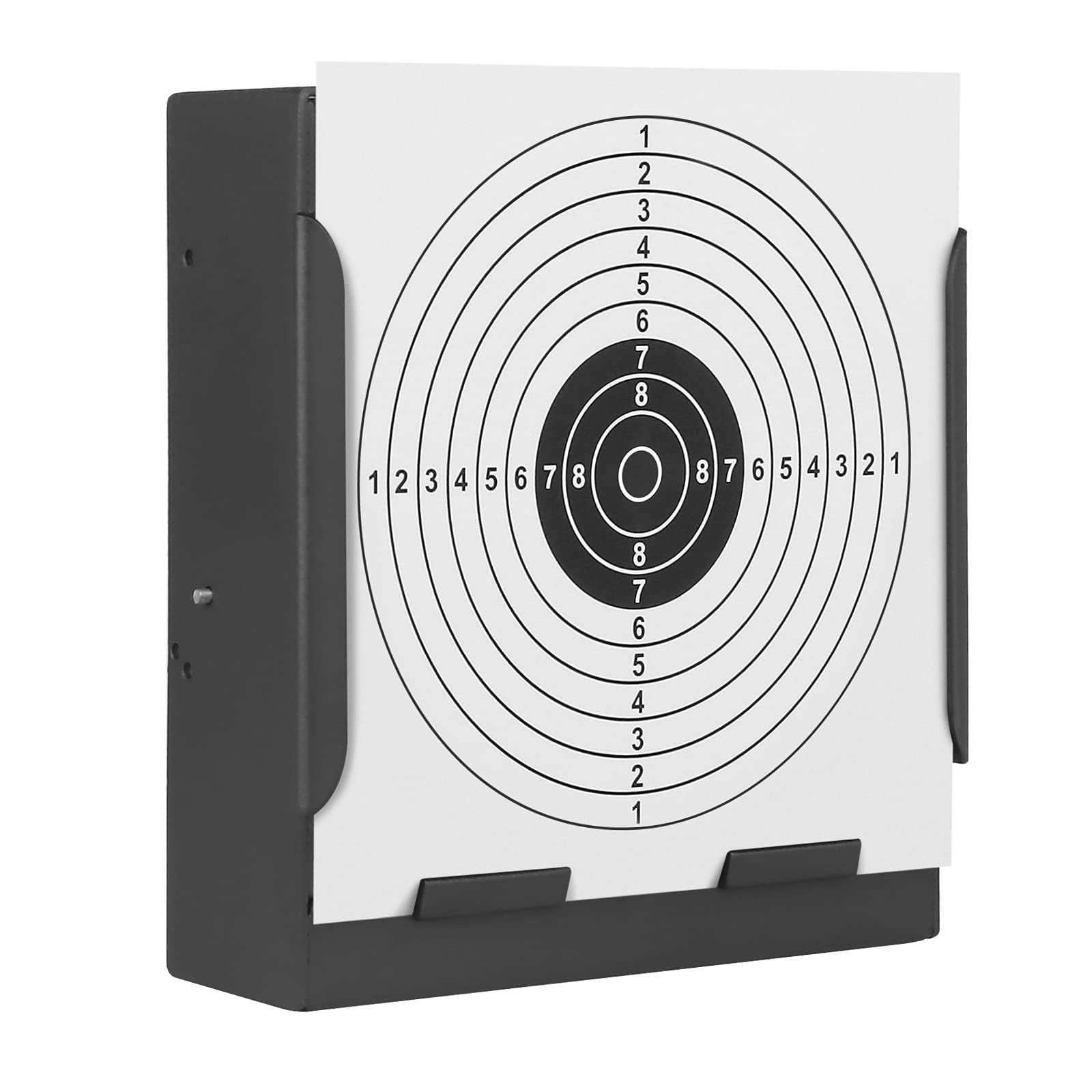 HUNTVP Shooting Funnel Target Holder Metal for 14 * 14cm Square Targets Air Rifle Pellet Trap Shooting Airsoft Trainning Activities