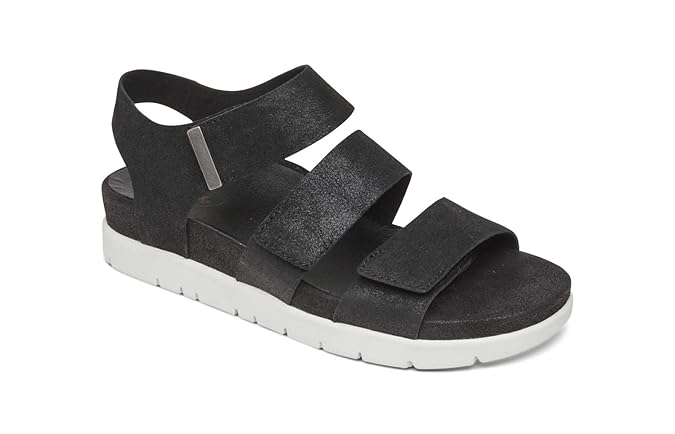 Amazon.com | Aetrex Zoey Womens Adjustable Quarter Strap Orthotic Sandals | Flip-Flops