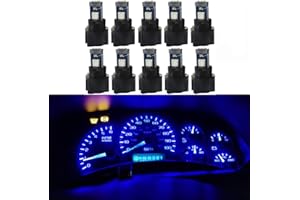 WLJH Canbus Ultra Bright 3030 Chip PC74 Twist Lock Socket T5 2721 73 74 Led Bulb Automotive Car Instrument Cluster Light Gaug