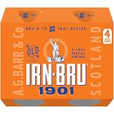 IRN-BRU 1901, 4 Pack A Very Special Vintage Recipe, No Caffeine, Full Sugar, Taste The First Ever IRN-BRU Recipe - 4 x 330ml Cans