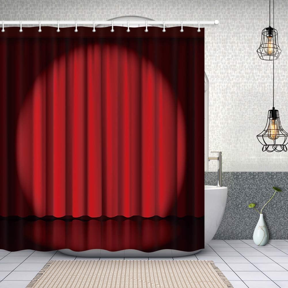Amazon Com Nymb Event And Show Decor Spotlight On Stage Curtain