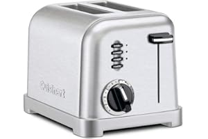 Cuisinart CPT-160 Metal Classic 2-Slice Toaster, Brushed Stainless