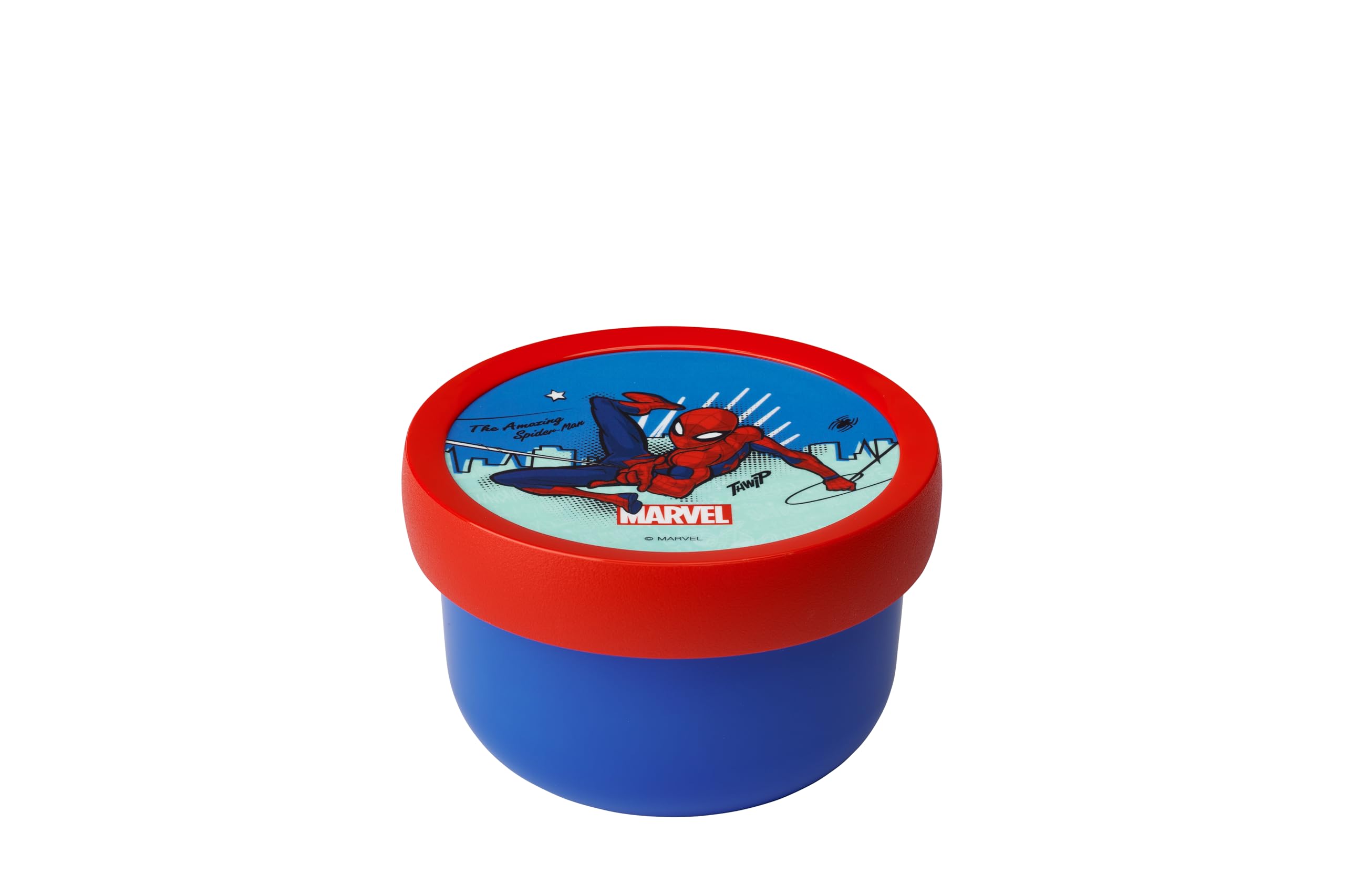 Mepal - Fruitbox Campus - Snack box for kids - Dishwasher and microwave safe - BPA free - 300 ml - Spiderman — image 1