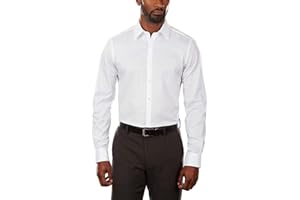Van Heusen Men's Dress Shirt Slim Fit Flex Collar Stretch Solid