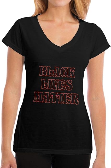 Amazon.com: Black Lives Matter Women's Junior and Plus Size V-Neck Tshirt Short Sleeves Shirt 