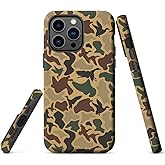 Generic Case Compatible with iPhone 15,Camo Camouflage Duck Phone Case for Men Girls Boy Kids Women,Dual-Layer Hard Shell Silicone Cover Shockproof Protective Case for iPhone 15