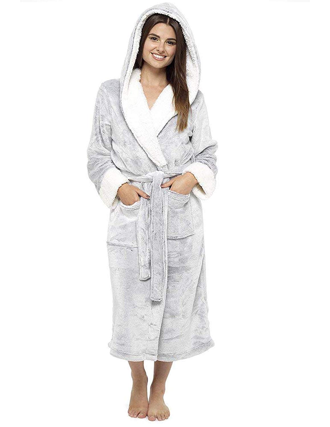 Халат Женский Теплый Пушистый Купить