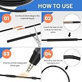 Gocableties Premium Black Heat Shrink Tubing 1.6mm x 12m 2:1 Mini Reel view 4